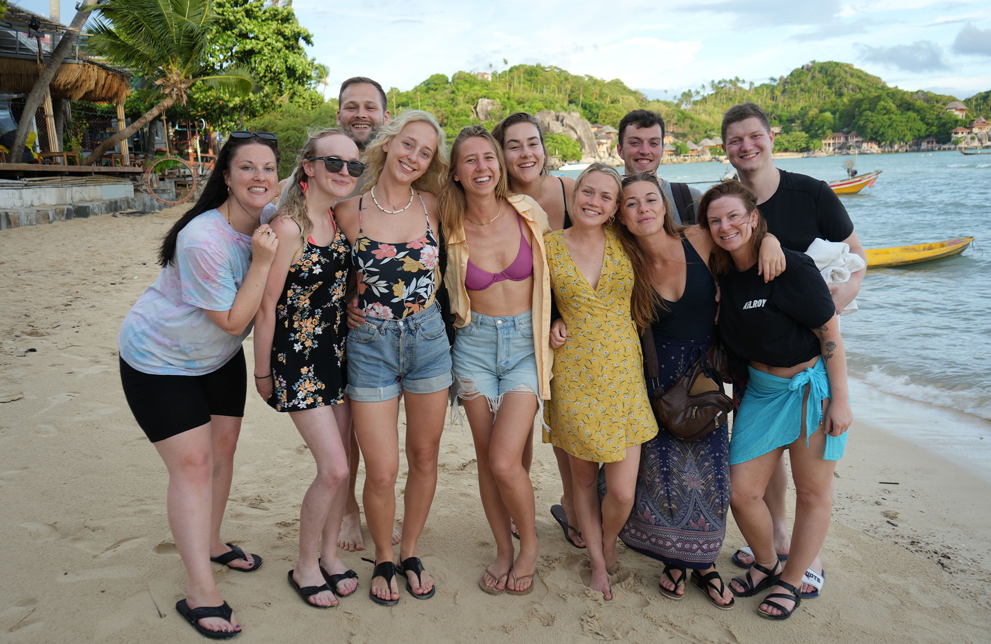 Group Of Friends In Thailand