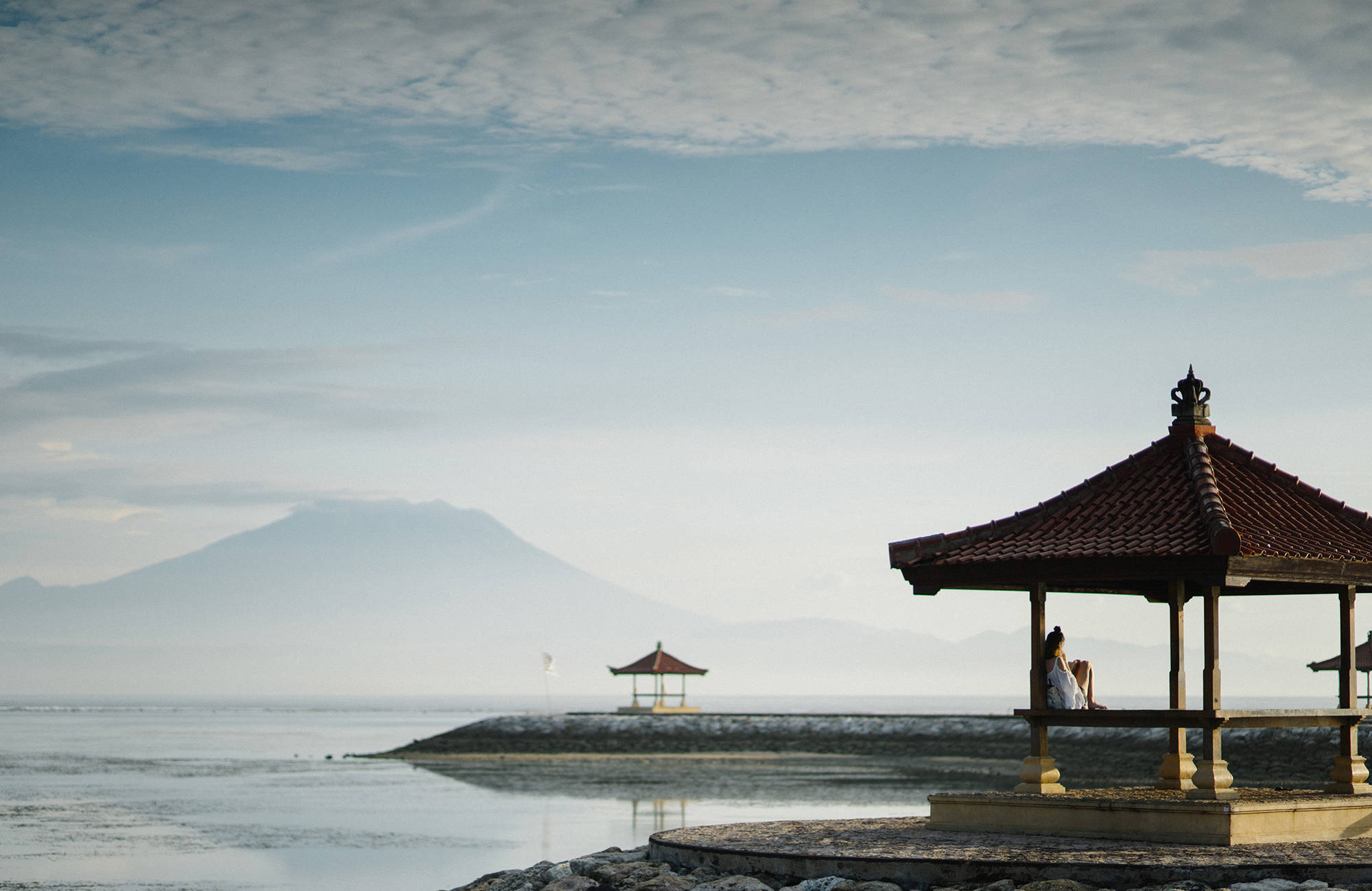 Seesteistä maisemaa Balilla