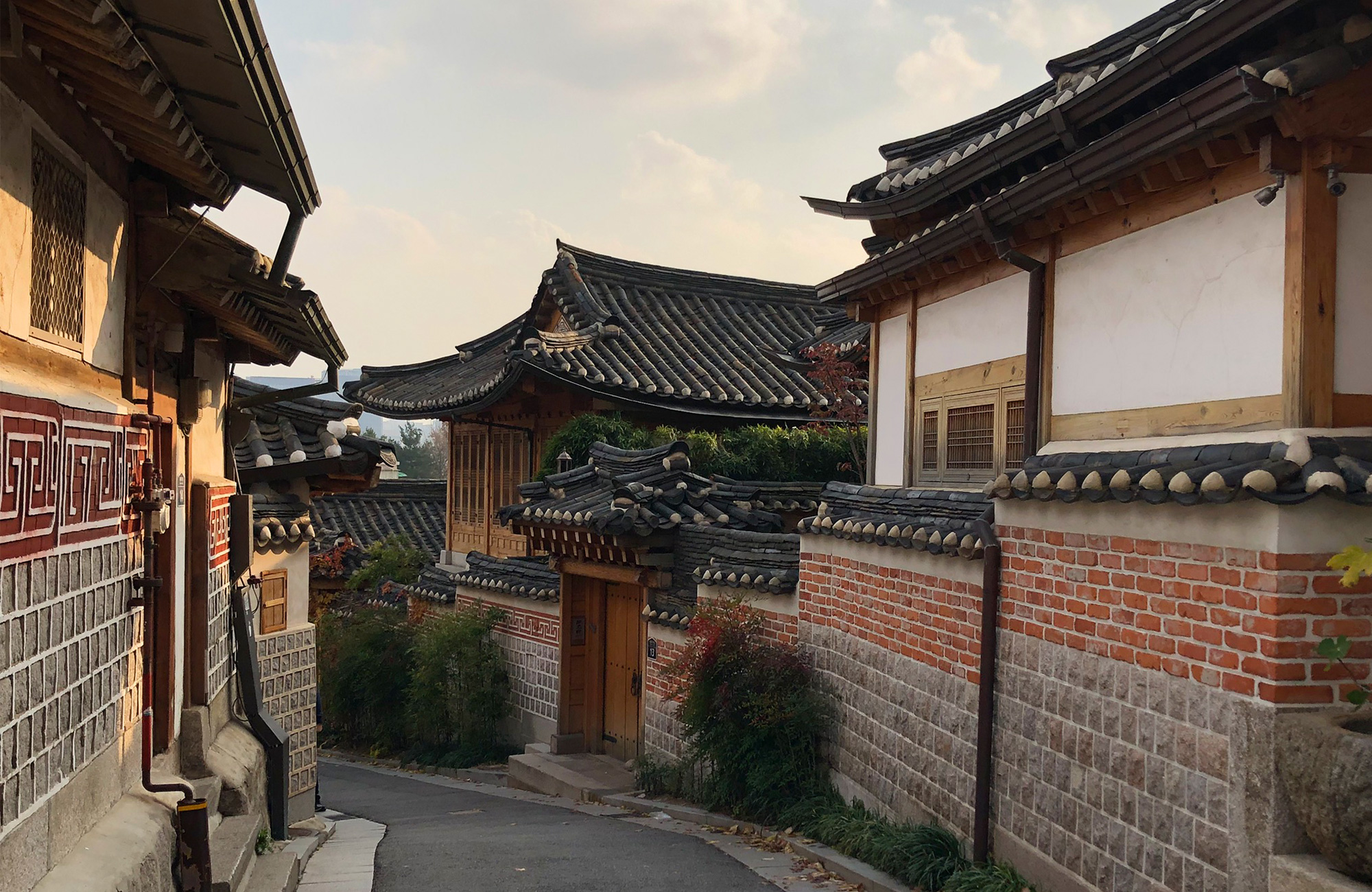 South Korea Seoul Bukchon Village Houses