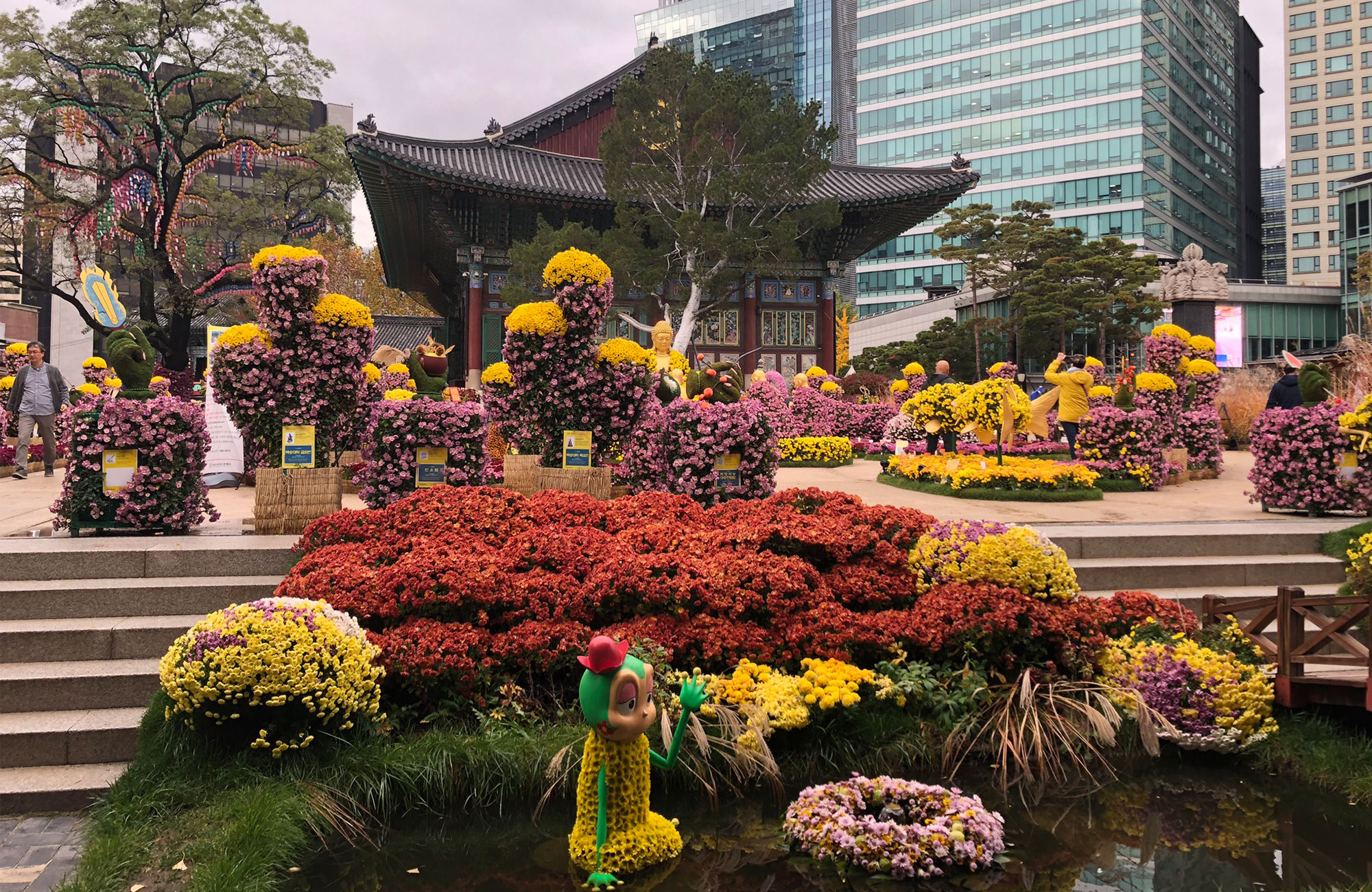 South Korea Seoul Jogyesa Temple