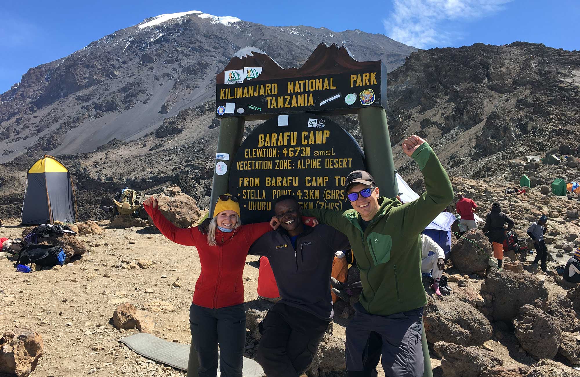 Tanzania Kilimanjaro Barafu Camp 4673M