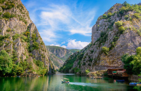 Kanjoni lähellä Skopjea