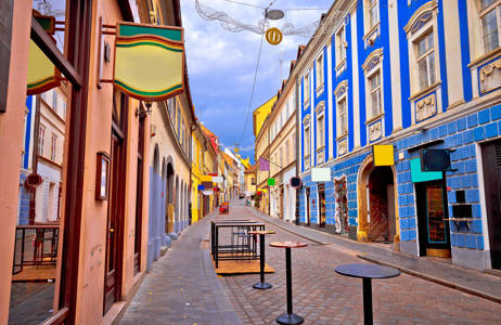 Värikästä katukuvaa Zagrebissa