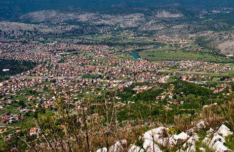 Podgorica Montenegro Residential Area Aerial