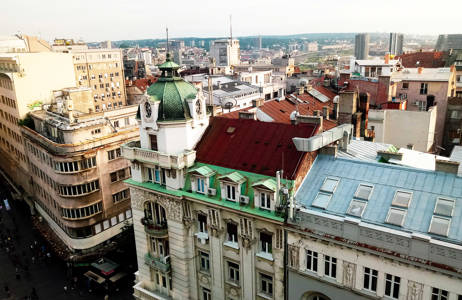 Belgradissa riittää kauniita rakennuksia