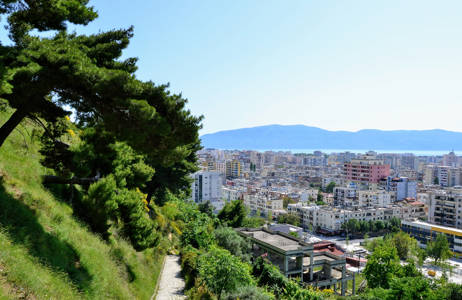 Vlora Albania City Scenic View