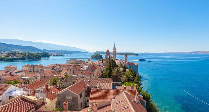 explore beautiful rab island on your round trip in croatia