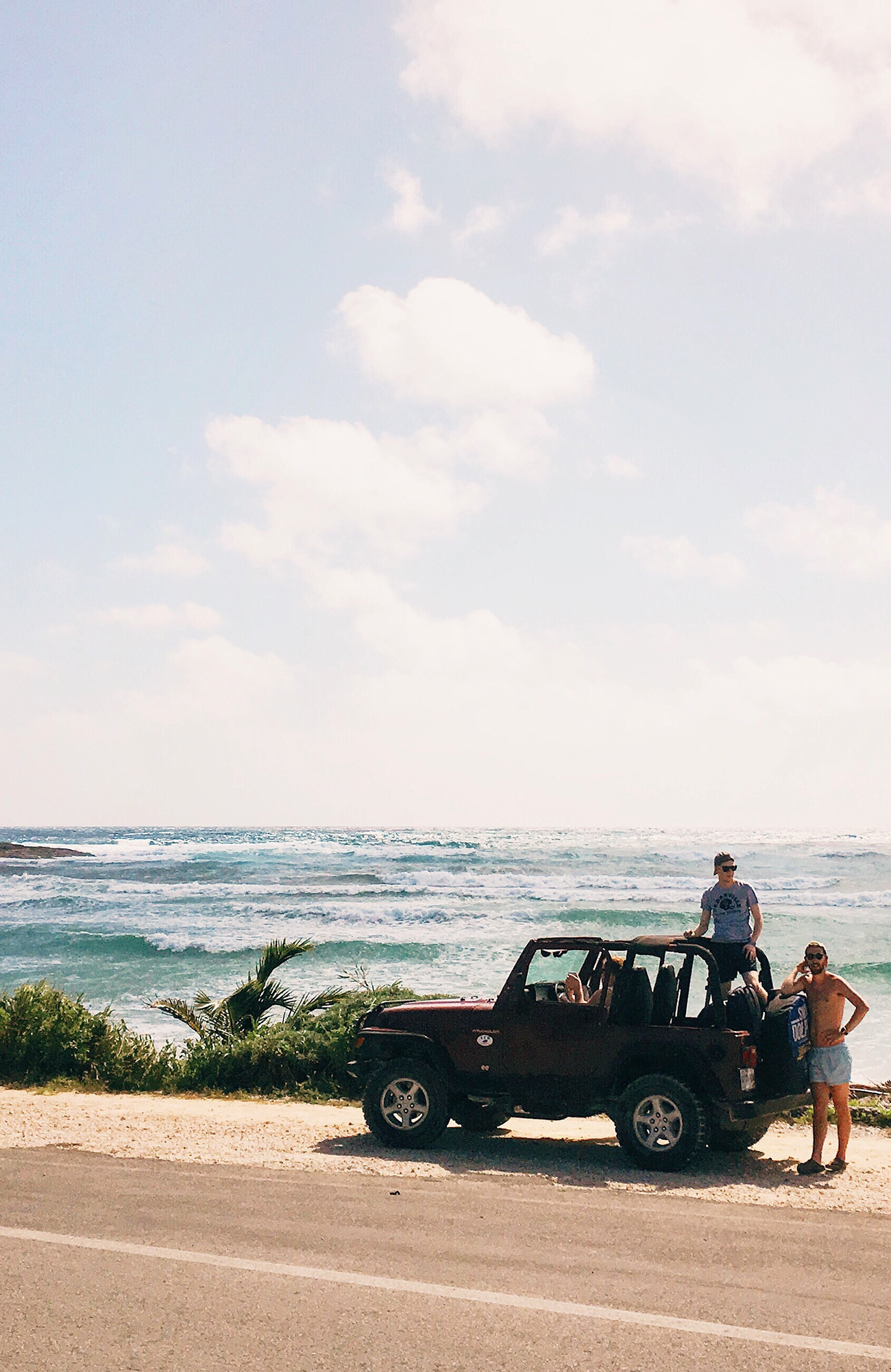 Road Trip Mexico Two Guys Hanging Out