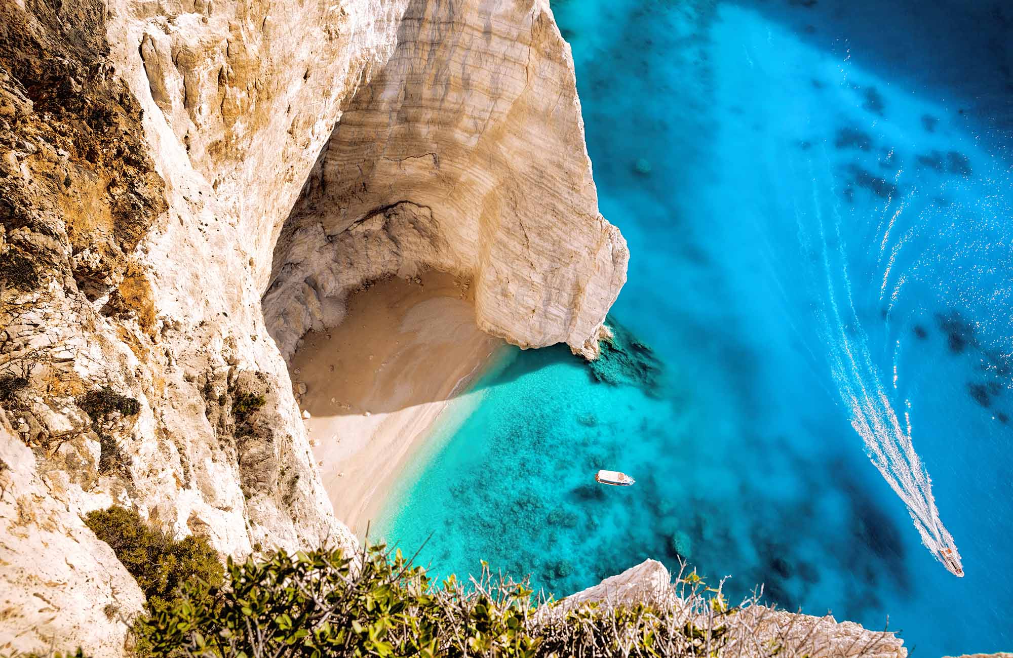 zakynthos-greece-nagavio-beach-aerial