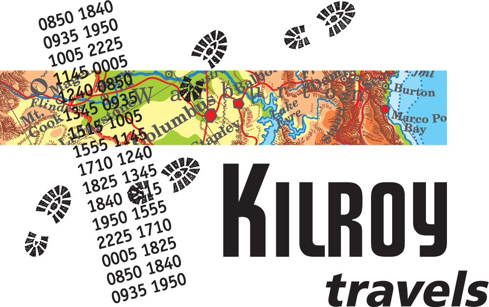 Kilroy Travels Logo 1992