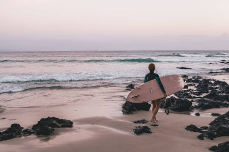 Byron Bay New South Wales Surfer
