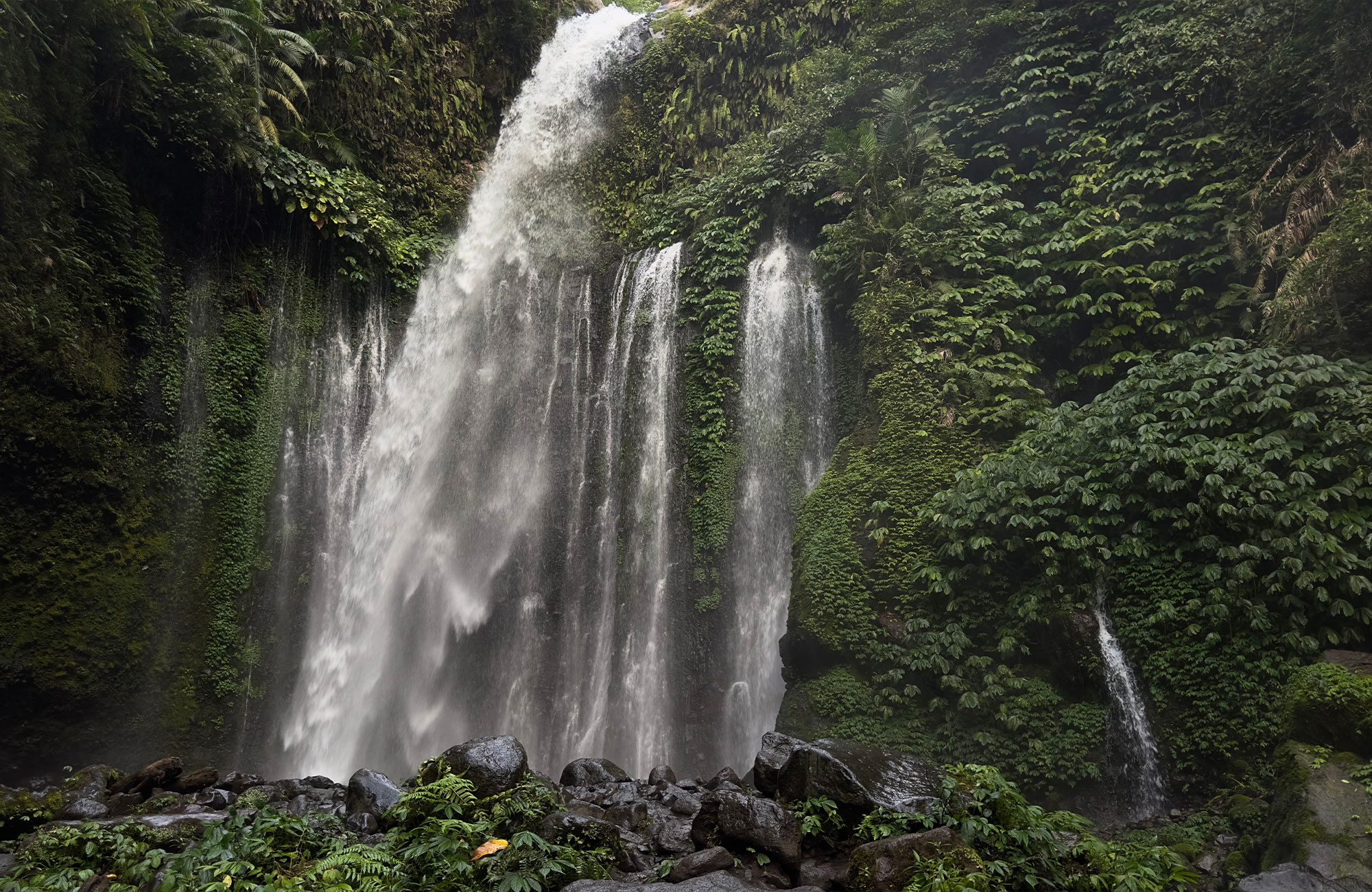 Indonesia Lombok Waterfall