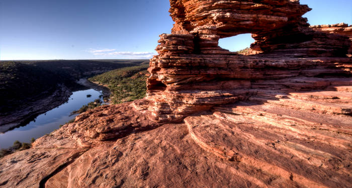 natural stucture in kalbarri national park